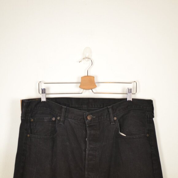 501 Denim Jeans Mens 40/32 Button Fly Closure Big Man 5 Pocket Straight Leg Pant - Picture 3 of 9